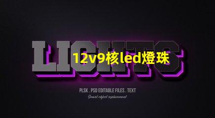 12v9核led燈珠