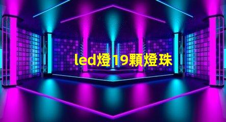 led燈19顆燈珠