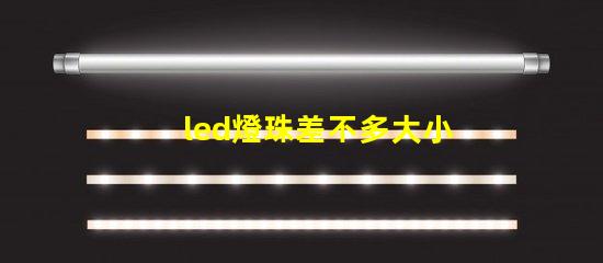 led燈珠差不多大小
