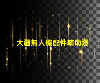 大疆無人機配件輔助燈珠,夜飛照明必備嗎