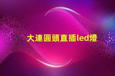 大連圓頭直插led燈珠