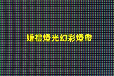 婚禮燈光幻彩燈帶
