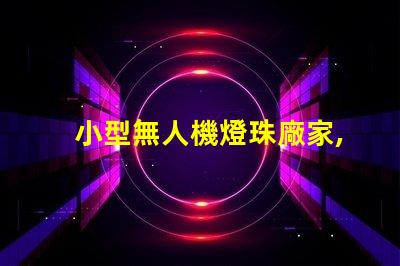 小型無人機燈珠廠家,哪家好