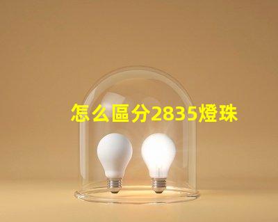 怎么區分2835燈珠的正負極？