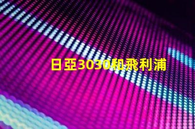 日亞3030和飛利浦3030哪個好